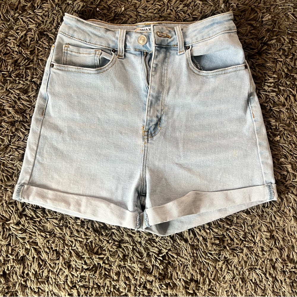 Denim High-Waisted Women's Shorts